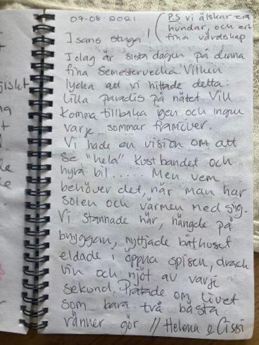 Isans Stuga Broby Buitenkant foto